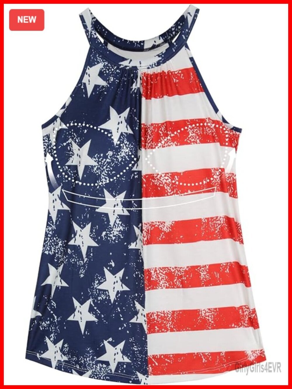 Women's Halter Tank Top with Built in Bra Flowy Sleeveless Padded Camisole